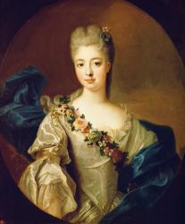 Portrait of Charlotte Aglae of Orleans, 1720s (oil on canvas) | Obraz na stenu