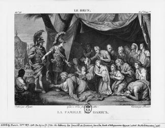 The Family of Darius before Alexander the Great (etching) | Obraz na stenu