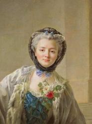 Portrait of Madame Drouais (c.1732-c.1815) c.1758 (oil on canvas) | Obraz na stenu