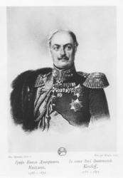 Count Pavel Dmitrievich Kiselyov (litho) | Obraz na stenu