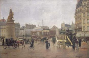 La Place Clichy, Paris, 1896 (oil on canvas) | Obraz na stenu