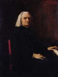 Portrait of Franz Liszt (1811-86) 1886 | Obraz na stenu