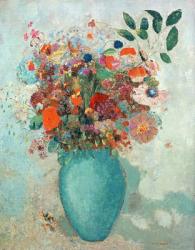 Flowers in a Turquoise Vase, c.1912 (oil on canvas) | Obraz na stenu