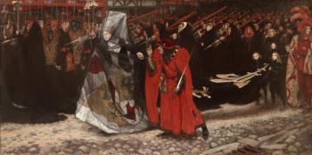 Richard, Duke of Gloucester, and the Lady Anne, 1896 (oil on canvas) | Obraz na stenu