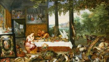 The Sense of Taste, 1618 (oil on panel) | Obraz na stenu