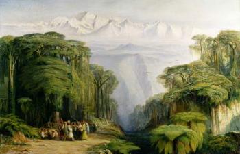 Kinchinjunga from Darjeeling, 1879 (oil on canvas) | Obraz na stenu