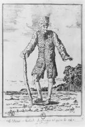 Voltaire in Ferney: 'The sick old man of Fernex as we saw him in September 1777' (engraving) | Obraz na stenu