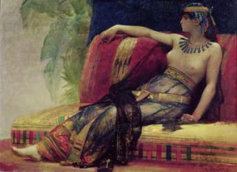 Cleopatra (69-30 BC), preparatory study for 'Cleopatra Testing Poisons on the Condemned Prisoners' (oil on canvas) | Obraz na stenu