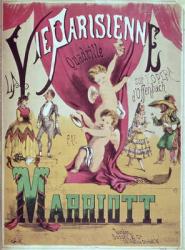 Cover of the score sheet for 'La Vie Parisienne Quadrille' by Charles Marriott, engraved by T.W. Lee (litho) | Obraz na stenu