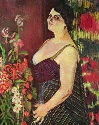 Portrait of Madame Coquiot, 1918 (oil on canvas) | Obraz na stenu