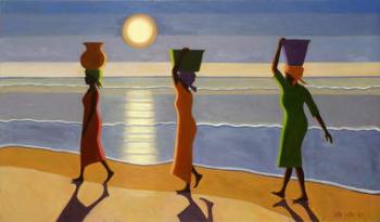 By the Beach, 2007 (oil on canvas) | Obraz na stenu