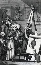 The Painter submitting his picture to the Examination of Connoisseurs and Antiquarians, 1774 (etching) | Obraz na stenu