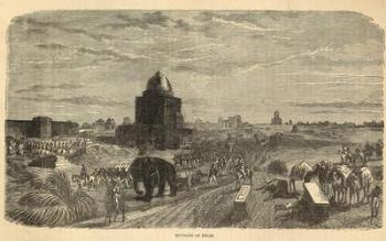 Environs of Delhi, 1857 (engraving) | Obraz na stenu
