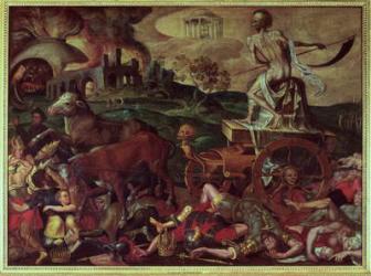 The Triumph of Death (oil on canvas) | Obraz na stenu