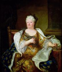 Portrait of Elizabeth Charlotte of Bavaria, Duchess of Orleans (oil on canvas) | Obraz na stenu