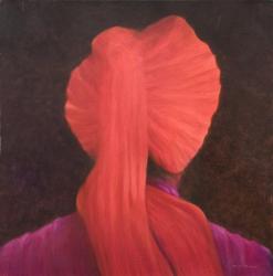 Red Turban in Shadow | Obraz na stenu