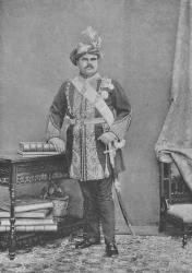 Maharaja Takhtsinhji of Bhavnagar (engraving) | Obraz na stenu