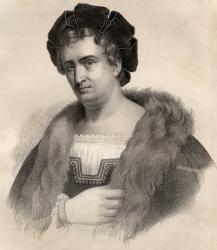 Portrait of Francois Joseph Talma (1763-1826) (engraving) | Obraz na stenu