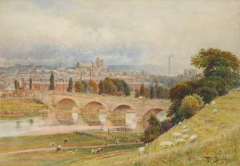 Carlisle from Rickerby Park in the Year of Her Majesty's Diamond Jubilee, 1897 (w/c on paper) | Obraz na stenu