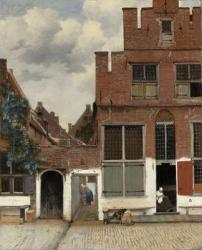 View of Houses in Delft, known as 'The Little Street', c.1658 (oil on canvas) | Obraz na stenu