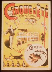 Poster advertising the Cirque d'Ete in the Champs Elysees, late 19th century (colour litho) | Obraz na stenu