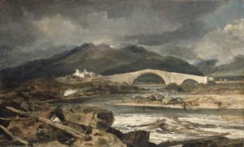 Tummel Bridge, Perthshire, c.1801-03 (oil on panel) | Obraz na stenu
