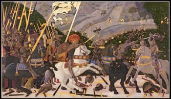 The Battle of San Romano, c.1438-40 (tempera on poplar) | Obraz na stenu