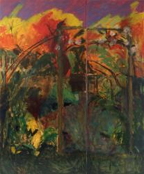 Autumn Garden, 2012-14, (oil on canvas) | Obraz na stenu