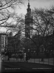 Madison Square, New York, c.1901 (b/w photo) | Obraz na stenu