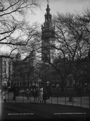 Madison Square, New York, c.1901 (b/w photo) | Obraz na stenu