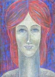 Redhead, 2012, (oil on canvas) | Obraz na stenu