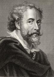 Peter Paul Rubens (1577-1640) (engraving) | Obraz na stenu