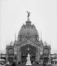 View of the Central Dome, Universal Exhibition, Paris, 1889 (b/w photo) | Obraz na stenu