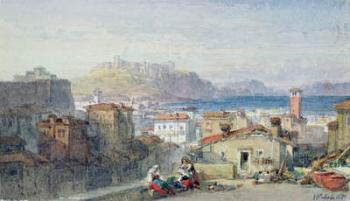 Naples, 19th century; watercolour; | Obraz na stenu