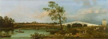 Old Walton's Bridge, 1755 (oil on canvas) | Obraz na stenu
