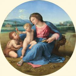 The Alba Madonna, c. 1510 (oil on panel) | Obraz na stenu