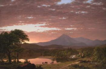 Mt. Ktaadn, 1853 (oil on canvas) | Obraz na stenu