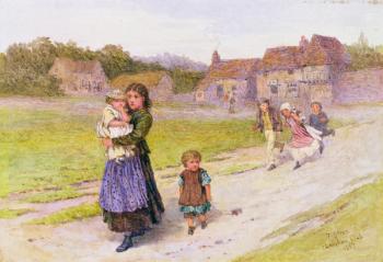 After School, 1867 (w/c on paper) | Obraz na stenu