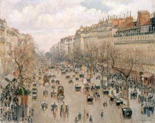 Boulevard Montmartre, Afternoon Sun, 1897 (oil on canvas) | Obraz na stenu