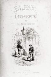 Title page of 'Bleak House' by Charles Dickens (1812-70) published 1853 (litho) | Obraz na stenu
