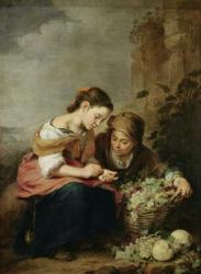 The Little Fruit-Seller, 1670-75 (oil on canvas) | Obraz na stenu