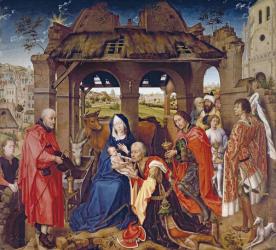 The Adoration of the Magi, c.1455 (oak panel) | Obraz na stenu