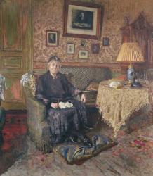 Madame Adrien Benard (1853-1935) 1928-29 (oil on canvas) | Obraz na stenu