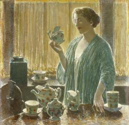 Strawberry Tea Set, 1912 (oil on canvas) | Obraz na stenu