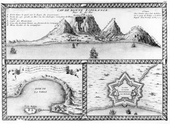 Cap de Bonne Esperance, 1705 (engraving) | Obraz na stenu