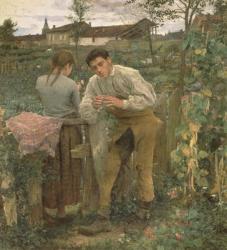 Rural Love, 1882 (oil on canvas) | Obraz na stenu