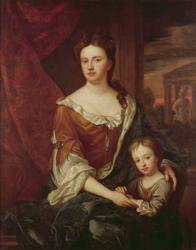 Queen Anne and William, Duke of Gloucester (oil on canvas) | Obraz na stenu