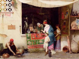 At the Antiquarian, 1880 | Obraz na stenu