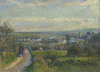 View of Saint-Ouen-L'Aumone, 1876 (oil on canvas) | Obraz na stenu