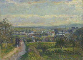 View of Saint-Ouen-L'Aumone, 1876 (oil on canvas) | Obraz na stenu